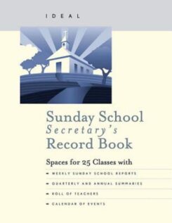 9781426774157 Ideal Sunday School Secretarys Record Book