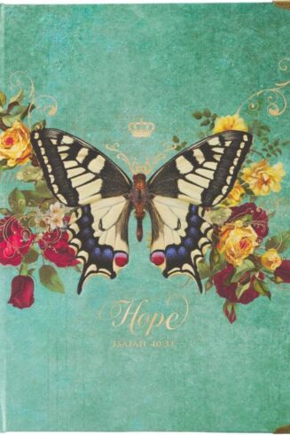 9781639522576 Hope Journal Isaiah 40:31 Teal Butterfly