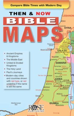 9781596361300 Then And Now Bible Maps Pamphlet