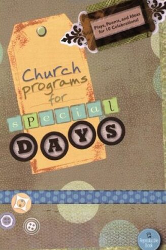 9780784722633 Church Programs For Special Days 2009