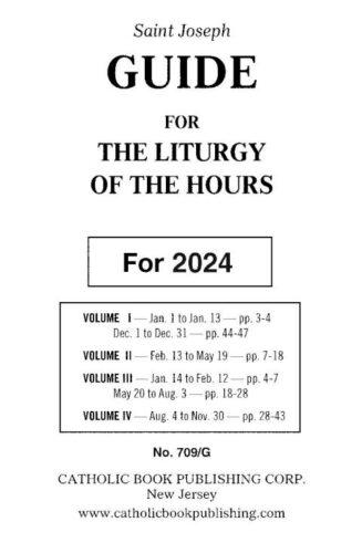 9781958237168 2024 Saint Joseph Guide For The Liturgy Of The Hours (Large Type)