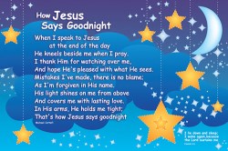 042516348726 How Jesus Says Goodnight Poster