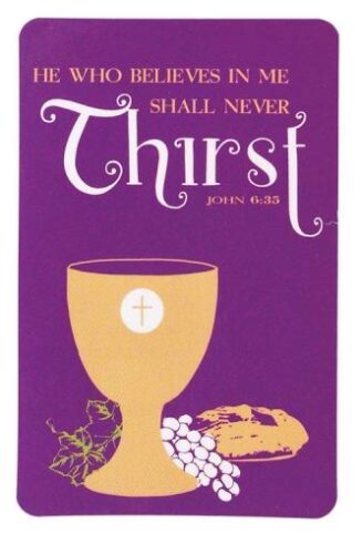 603799006309 My First Communion Pocket Card