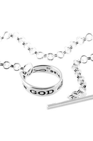 603799243148 Matthew 19:26 Mobius Toggle (Bracelet/Wristband)