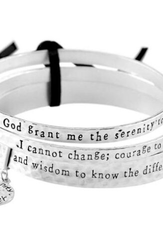 603799312264 Serenity Prayer Triple Bangle (Bracelet/Wristband)