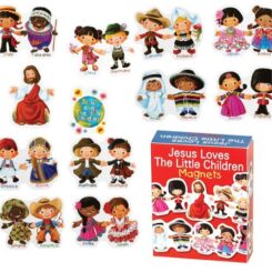 603799334198 Jesus Loves The Little Children (Magnet)