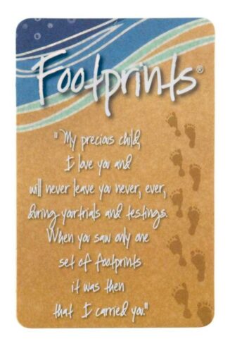 603799339643 Footprints Pocket Card