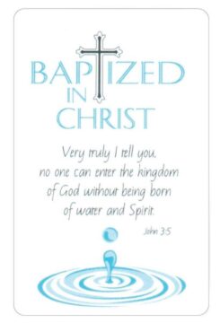 603799359900 Baptism Pocket Card