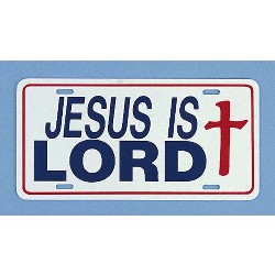 603799401166 Jesus Is Lord License Plate