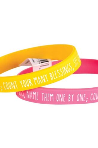 603799477246 Count Blessings Silicone (Bracelet/Wristband)