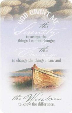 603799553339 Serenity Prayer Pocket Card