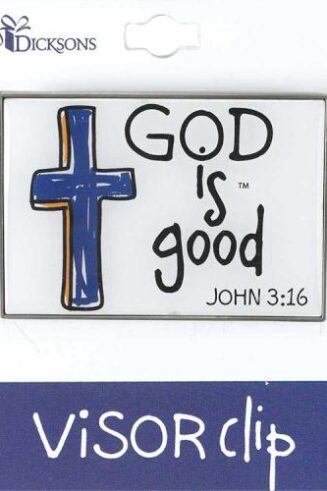 603799591478 God Is Good Cross Visor Clip