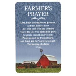 603799791717 Farmers Prayer Pocket Card