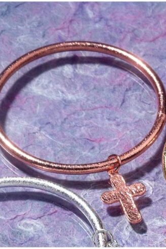 714611106654 Petal Cross Bangle (Bracelet/Wristband)