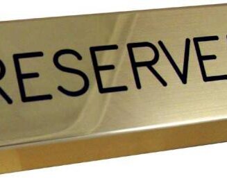 788200806751 Reserved Pew Sign