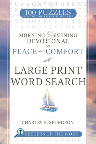 9798887690179 Morning And Evening Devotional On Peace And Comfort Large Print Word Search (Lar