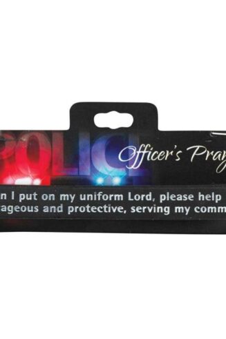 603799225250 Police Officers Prayer Silicone (Bracelet/Wristband)