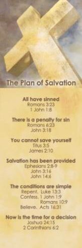 081407004754 Plan Of Salvation Bookmarks