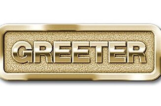 081407006079 Greeter Leadership Badge