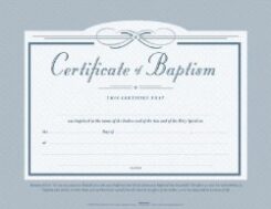 634337783222 Certificate Of Baptism