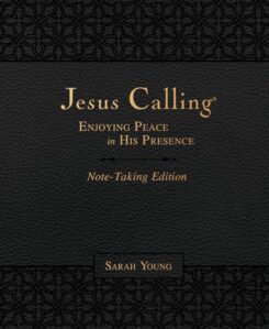 9781400213702 Jesus Calling Note Taking Edition Leathersoft Black With Full Scriptures