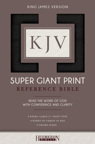 9781683070207 Super Giant Print Reference Bible