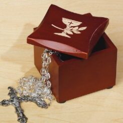 095177567913 1st Communion Keepsakes Rosary Box