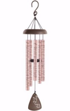 096069606680 Amazing Grace Rose Gold Sonnet Wind Chime