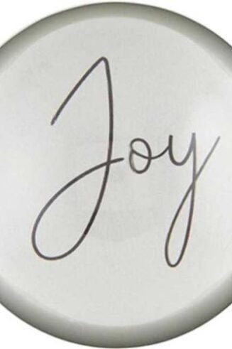 195002055094 Joy Glass Dome Paperweight