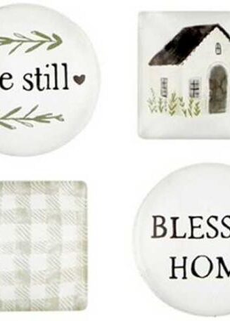 195002127463 Blessed Home Set Of 4 (Magnet)