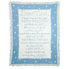 603799001243 Boy Dear God Mini Throw