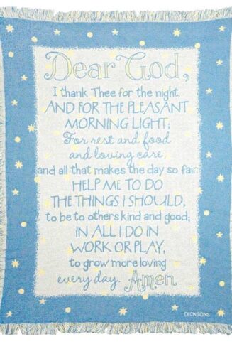 603799001243 Boy Dear God Mini Throw