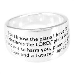 603799095068 Jeremiah 29:11 Wide (Size 7 Ring)