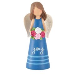 603799116497 Angel Joy With Flowers Resin (Figurine)