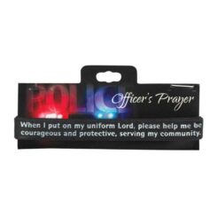 603799225250 Police Officers Prayer Silicone (Bracelet/Wristband)