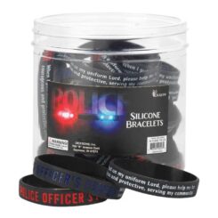 603799225274 Police Officers Prayer Silicone (Bracelet/Wristband)