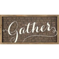 603799240710 Gather Plock (Plaque)