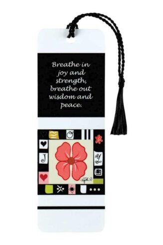 603799312370 Breathe In Joy Tassel Bookmark