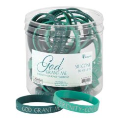 603799315647 Serenity Prayer Silicone (Bracelet/Wristband)