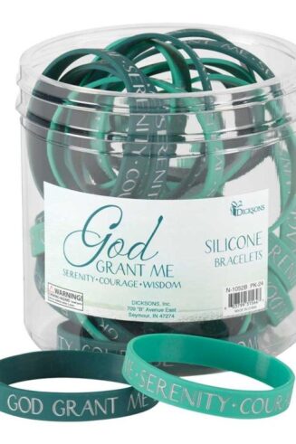 603799315647 Serenity Prayer Silicone (Bracelet/Wristband)