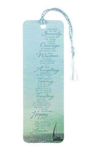 603799315807 Serenity Prayer Tassel Bookmark