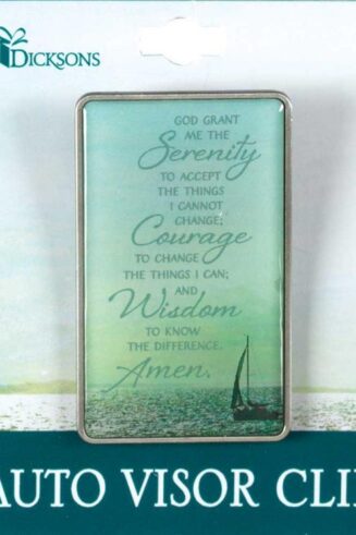 603799315920 Serenity Prayer Visor Clip