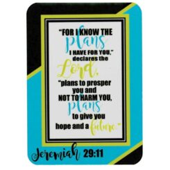 603799317689 Jeremiah 29:11 Metal Bookmark