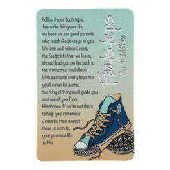 603799339667 Footsteps For Children Pocket Card