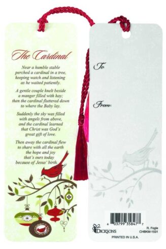 603799358477 Joy Cardinal Tassel Bookmark