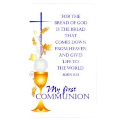 603799359924 Communion Pocket Card