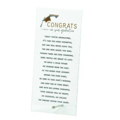 603799368049 Graduation Tabletop Glass Plaque