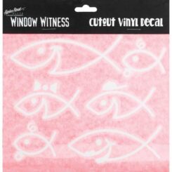 603799378796 Fish Family Window Witness (Bumper Sticker)