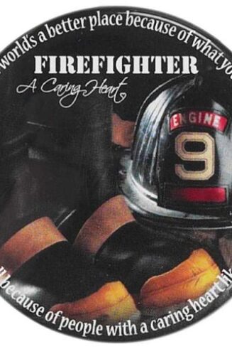 603799412544 Firefighter A Caring Heart (Magnet)