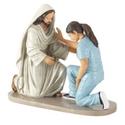 603799449281 Jesus And Nurse (Figurine)